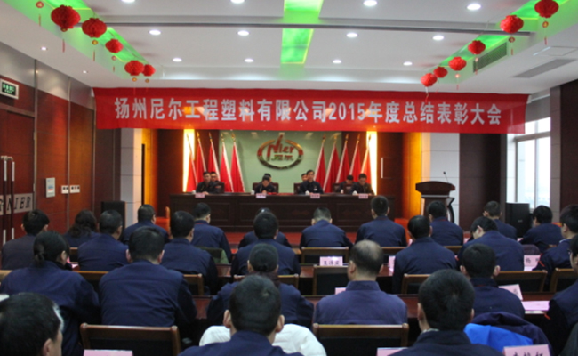 瞄准新目标、开启新征程——公司举行2015年工作总结表彰大会