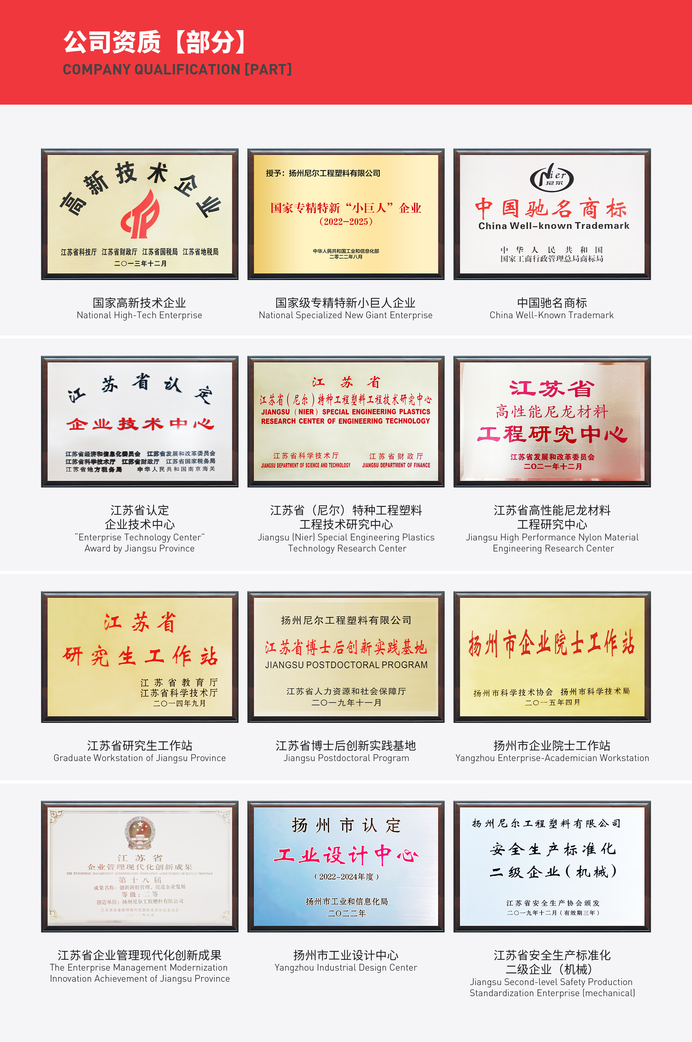 公司资质